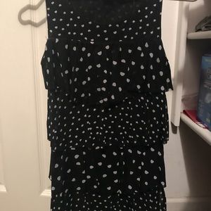 White House Black Market polka dot tank